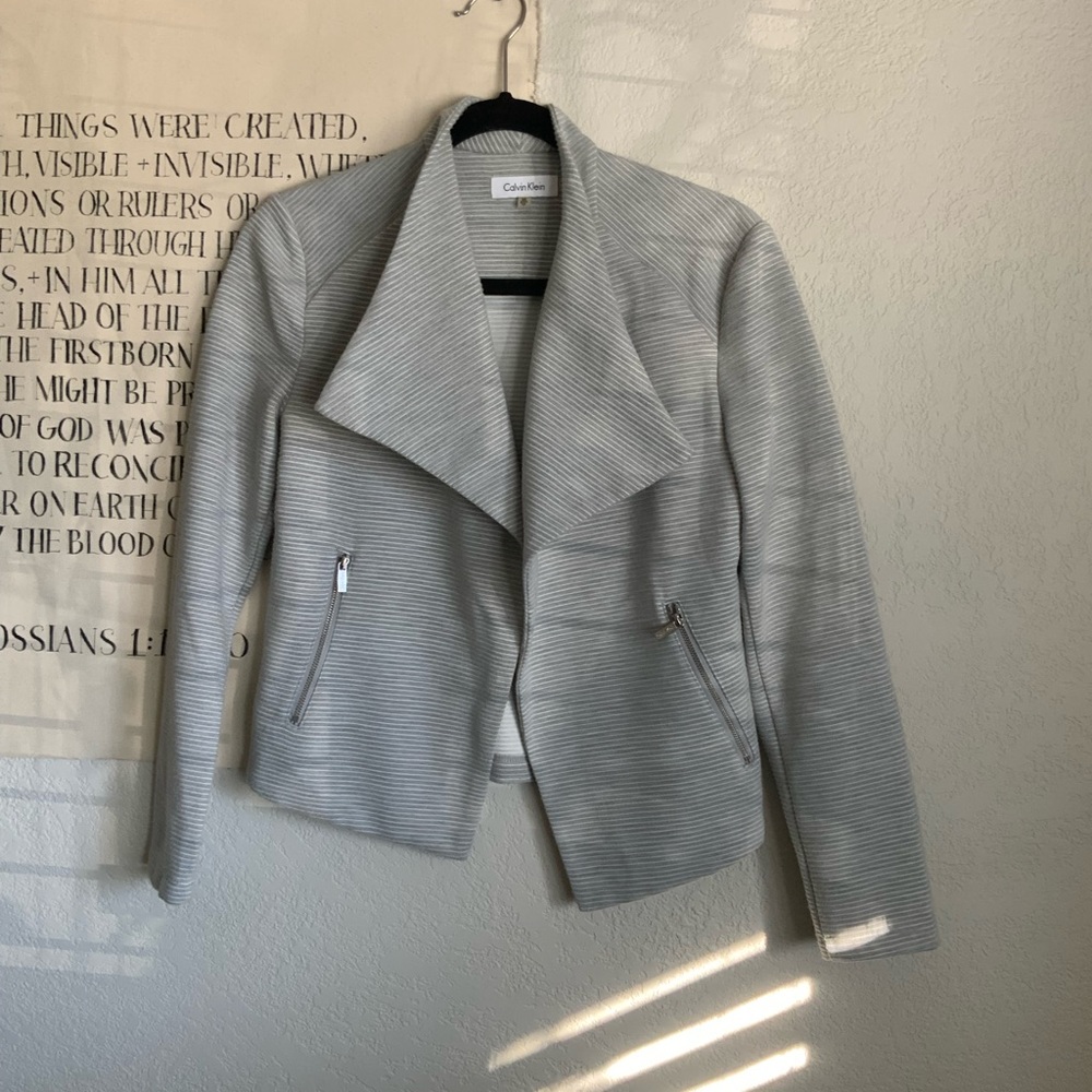 Ribbed Gray Jacket